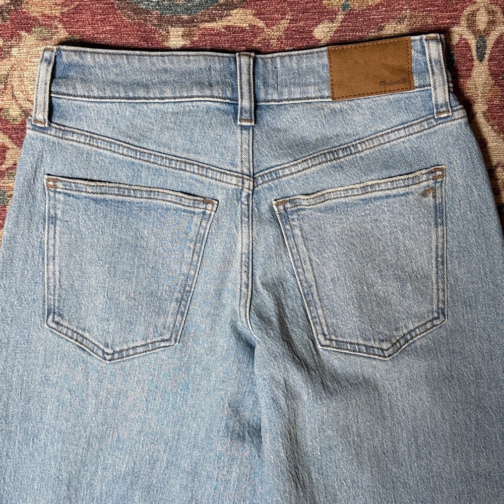 MADEWELL The Curvy Perfect Vintage Wide-Leg Crop Jean NWT Size 25P - Picture 7 of 14